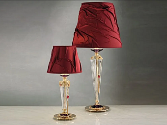 Bedside lamp with Swarovski crystals Julienne Euroluce Lampadari LG1 LP1 factory EUROLUCE LAMPADARi from Italy