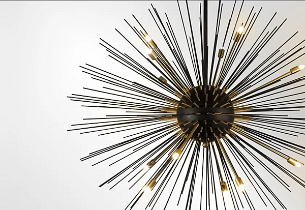 Handmade Metal Pendant Lamp Metropolis Abrissi 11183 factory ABRISSI from Italy. Foto №4