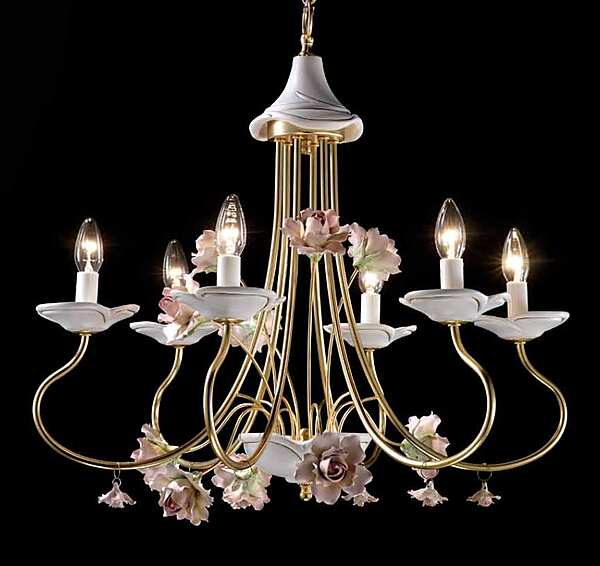 Chandelier LORENZON (F.LLI LORENZON) LL.77/BSO/F/6F factory LORENZON (F.LLI LORENZON) from Italy. Foto №1