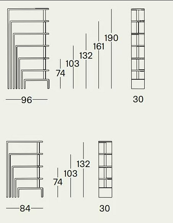 Swivel Freestanding Bookcase in Wood ZANOTTA JOY factory ZANOTTA from Italy. Foto №13