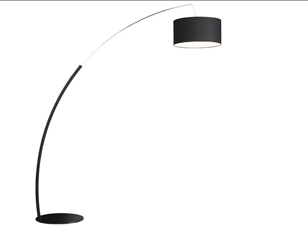 Metal Floor Lamp with Cotton Shade LIGNE ROSET Dimensions 10071750-10071751 factory LIGNE ROSET from Italy. Foto №1