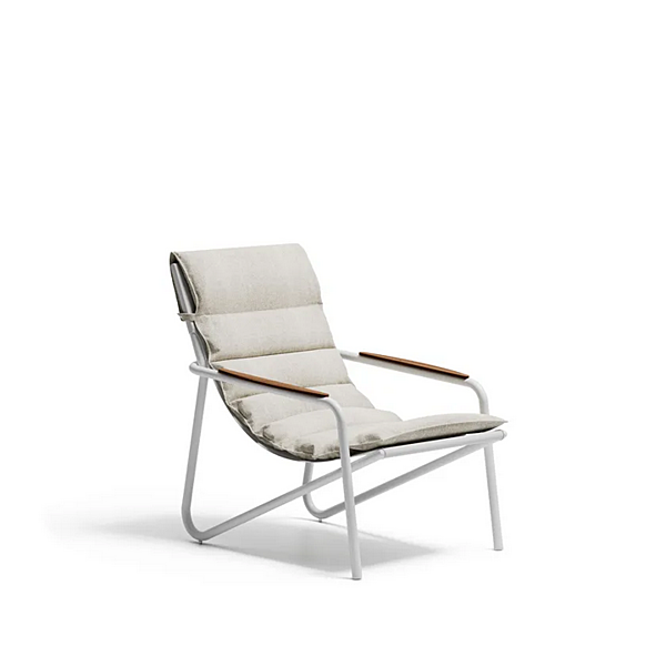 Aluminium deck chair with armrests Atmosphera Zante factory ATMOSPHERA from Italy. Foto №17