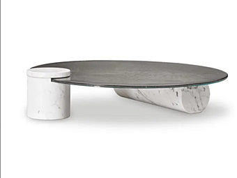 Coffee table glass Verre Particulier BAXTER