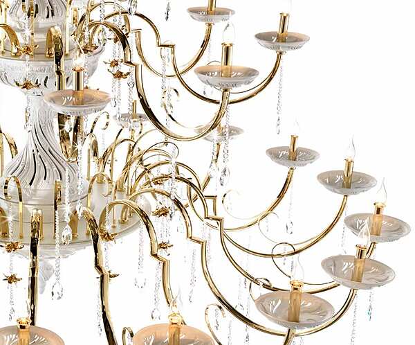 Chandelier LORENZON (F.LLI LORENZON) LL.68/BS/SW/18+9+6F factory LORENZON (F.LLI LORENZON) from Italy. Foto №2