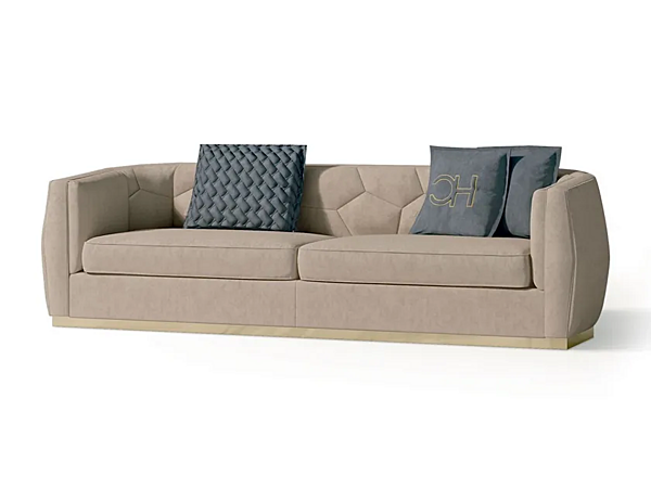 4-seater nabuk sofa CARPANESE 7144 7944 7144, 7944 factory CARPANESE from Italy. Foto №1