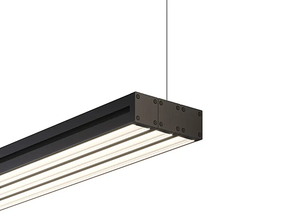 LED pendant lamp made of anodized aluminum Fabbian Glide factory Fabbian from Italy. Foto №2