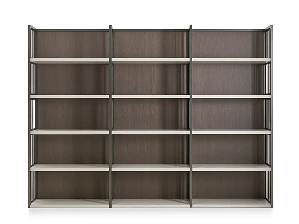 Freestanding wooden bookcase grid i 4 Mariani factory i 4 Mariani from Italy. Foto №2
