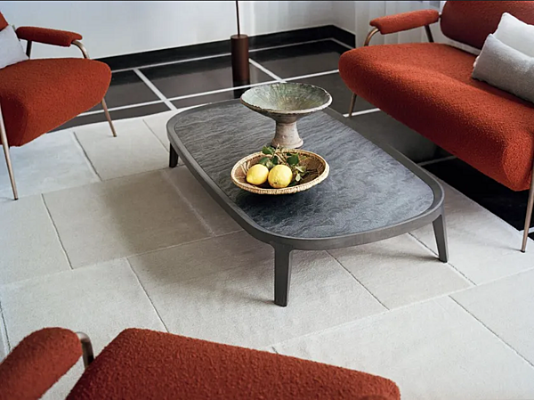 Low rectangular ash coffee table Potocco Spring 841 TBR 841/TBR factory POTOCCO from Italy. Foto №4