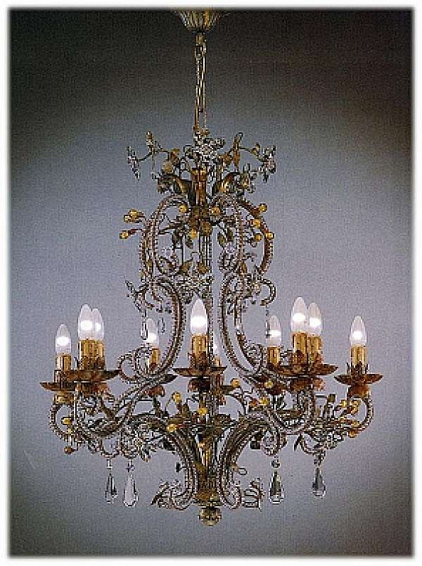 Chandelier MECHINI L102/10 factory MECHINI from Italy. Foto №1