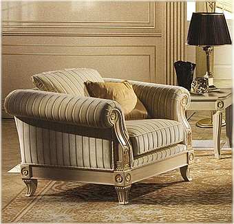 Armchair ANGELO CAPPELLINI SITTINGROOMS Croce 11080 factory ANGELO CAPPELLINI from Italy