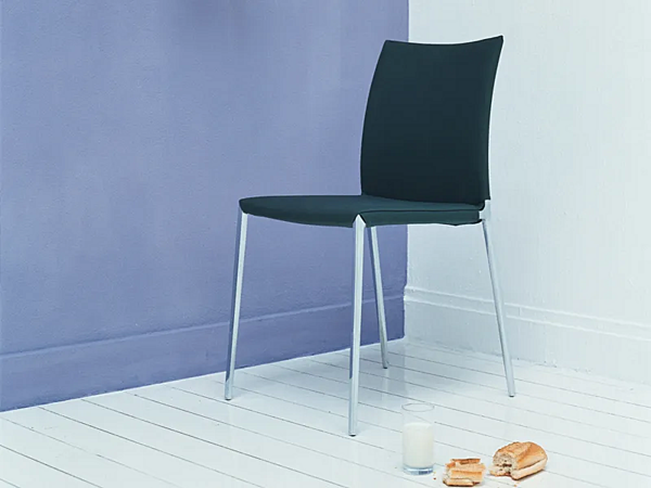 Upholstered chair with soft back Zanotta Lia 2086 87 factory ZANOTTA from Italy. Foto №2