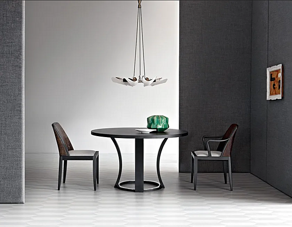 Extending round table in wood Grace 834 Potocco 834/TC1 factory POTOCCO from Italy. Foto №2