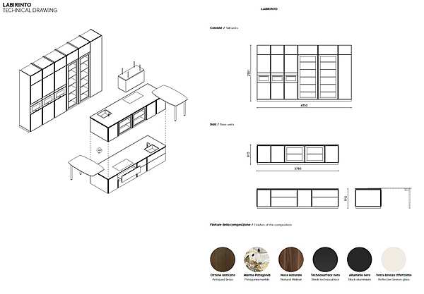 Kitchen Scic LABIRINTO factory Scic from Italy. Foto №9