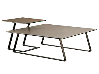 Metal coffee table for living room Gamma Arredamenti T140B T141B T142B T143B factory GAMMA ARREDAMENTI from Italy