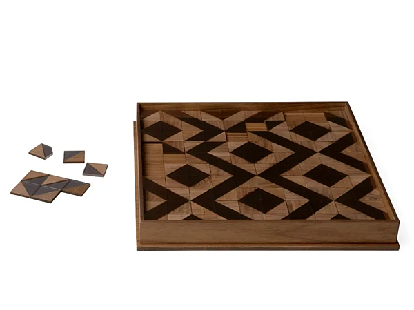 Walnut and Metacrylate Game DIY GIORGETTI GA410G factory GIORGETTI from Italy. Foto №1
