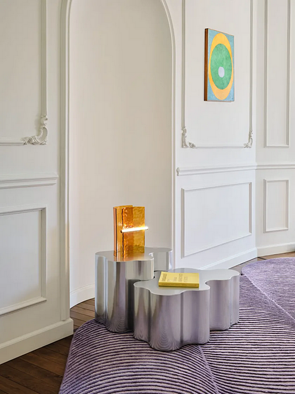 Coffee table rigid polyurethane Teatro Magico low Saba factory SABA from Italy. Foto №4