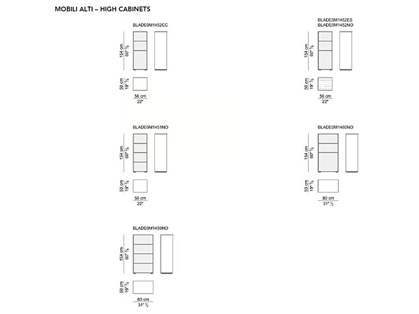 Modular Wooden Office Shelving Blade i 4 Mariani factory i 4 Mariani from Italy. Foto №5