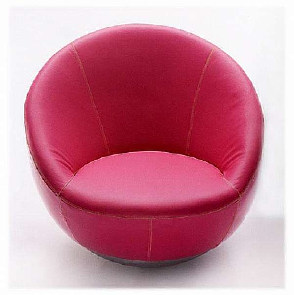 Armchair GIOVANNETTI ROLY POLY Color arancia