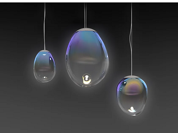 Blown Glass Pendant Lamp Stellar Nebula Artemide factory Artemide from Italy. Foto №22