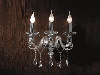 Wall Light with Swarovski Crystals Euroluce Lampadari Venere A3 factory EUROLUCE LAMPADARi from Italy