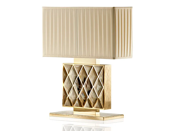 24K Gold Plated Brass Table Lamp ARCAHORN Saba 1723 1723 factory ARCAHORN from Italy. Foto №1