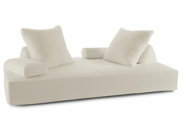 Two-seater fabric sofa with soft back Edra Sherazade factory EDRA from Italy. Foto №1
