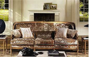Couch ANGELO CAPPELLINI SITTINGROOMS Gordon 11543/D3 factory ANGELO CAPPELLINI from Italy