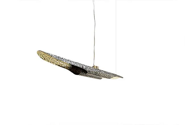 Brass Pendant Lamp Vellum BRABBU factory BRABBU from Italy. Foto №2
