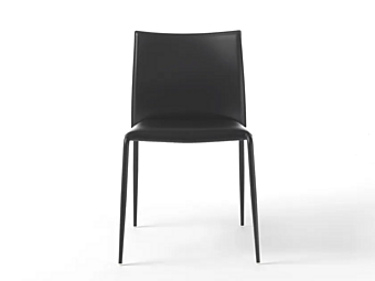 Stackable Tanned Leather Chair Gazzella Enrico Pellizzoni Stackable Tanned Leather Chair Gazzella Enrico Pellizzoni factory ENRICO PELLIZZONI from Italy