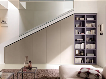 Sectional custom wardrobe NC304 Moretti Compact Sectional custom wardrobe NC304 Moretti Compact factory MORETTI COMPACT from Italy