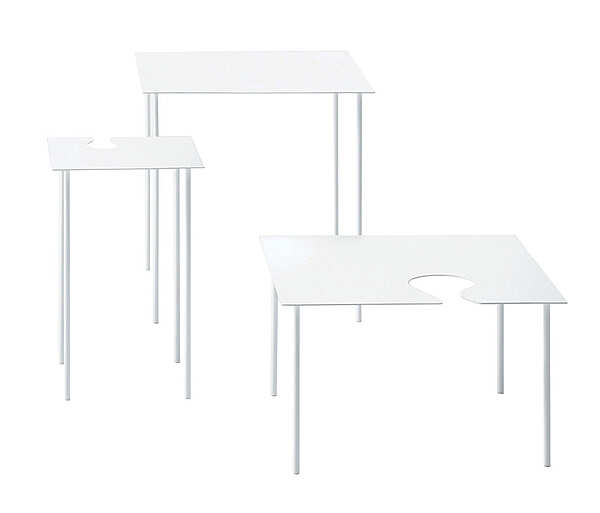 Coffe table DESALTO Softer Than Steel - small table 688 factory DESALTO from Italy. Foto №6