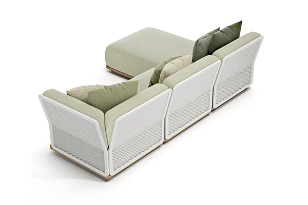 Modular fabric garden sofa Atmosphera Switch factory ATMOSPHERA from Italy. Foto №7