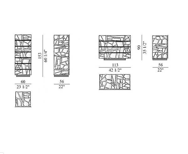 Chest of drawers EDRA SCN040 factory EDRA from Italy. Foto №3