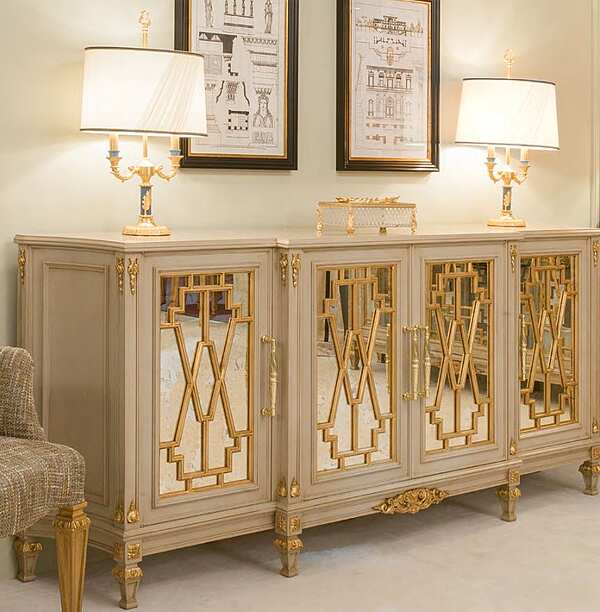 Solid Wood Sideboard with Doors FRATELLI RADICE C281 factory FRATELLI RADICE from Italy. Foto №1