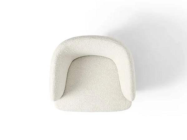 Fabric easy chair with removable cover GIORGETTI HERO factory GIORGETTI from Italy. Foto №3