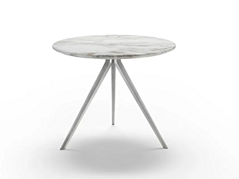 Round marble coffee table FLEXFORM Zefiro factory FLEXFORM from Italy