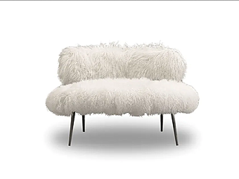 Armchair Nepal Mama upholstered fabric BAXTER factory BAXTER from Italy