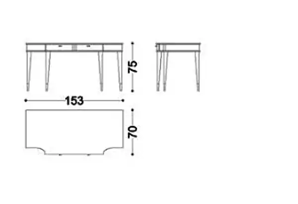Wooden writing desk with drawers OPERA CONTEMPORARY Desire factory OPERA CONTEMPORARY from Italy. Foto №4