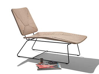 Garden Daybed with Upholstered Back FLEXFORM Echoes Outdoor factory FLEXFORM from Italy