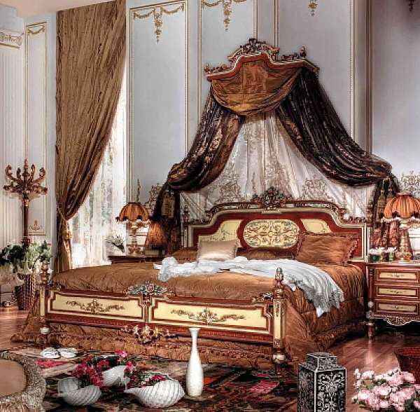 Bed ASNAGHI INTERIORS GD3701 factory ASNAGHI INTERIORS from Italy. Foto №1