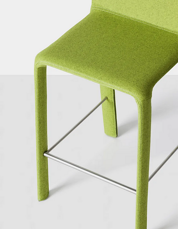 High upholstered stool with back Kristalia Joko factory Kristalia from Italy. Foto №4