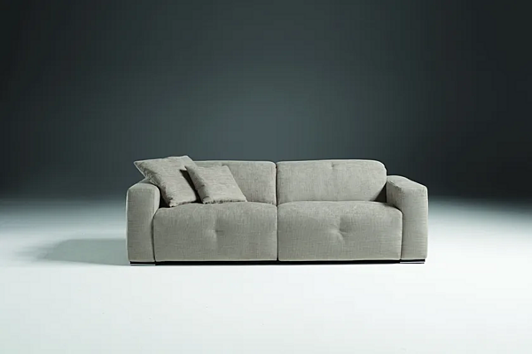 Relaxing fabric sofa with electric motion removable cover Egoitaliano Sauvanne factory Egoitaliano from Italy. Foto №2