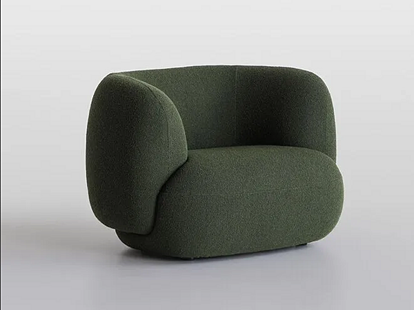 Fabric armchair with armrests Potocco Jade 953 PL 953/PL factory POTOCCO from Italy. Foto №2