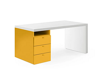 Modular desk with drawer unit Nidi factory nidi from Italy