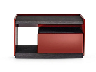 Wooden bedside table with drawers Molteni & C 5050 Wooden bedside table with drawers Molteni & C 5050 factory Molteni & C.(+VITRA) from Italy