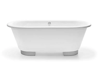 Freestanding oval cast iron bathtub Collins Gaia Mobili factory GAIA from Italy