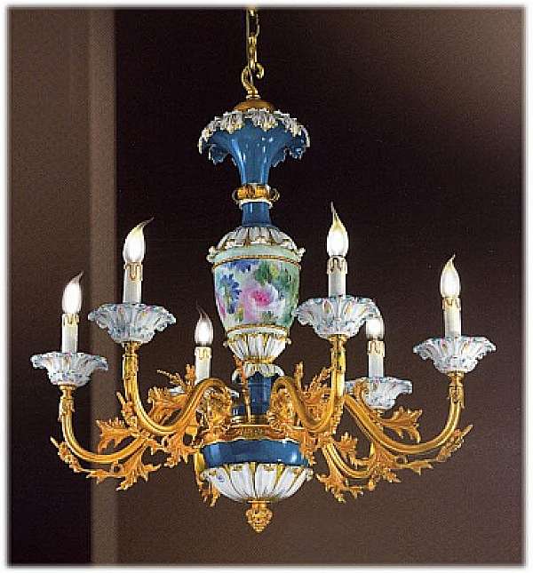 Chandelier FBAI 4304/6 factory FBAI from Italy. Foto №1