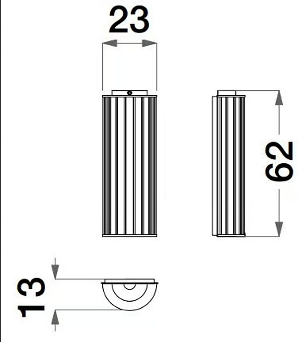 Metal Wall Light Sesto Senso CPRN HOMOOD S583 factory CPRN HOMOOD from Italy. Foto №4