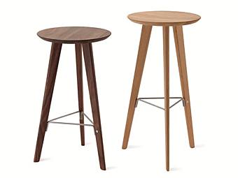 Solid Wood Stool Ido 2286 ZANOTTA