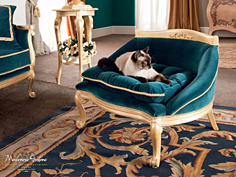 Pet Pillow 13696 Modenese Luxury Interiors Velvet Dog Bed factory MODENESE GASTONE from Italy